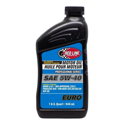 Aceite Red Line 5W40 100% Sintético Professional Series