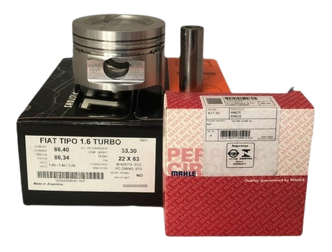 Kit Pistones Iapel Fiat 1.6 Turbo (86.4–87.4 mm)